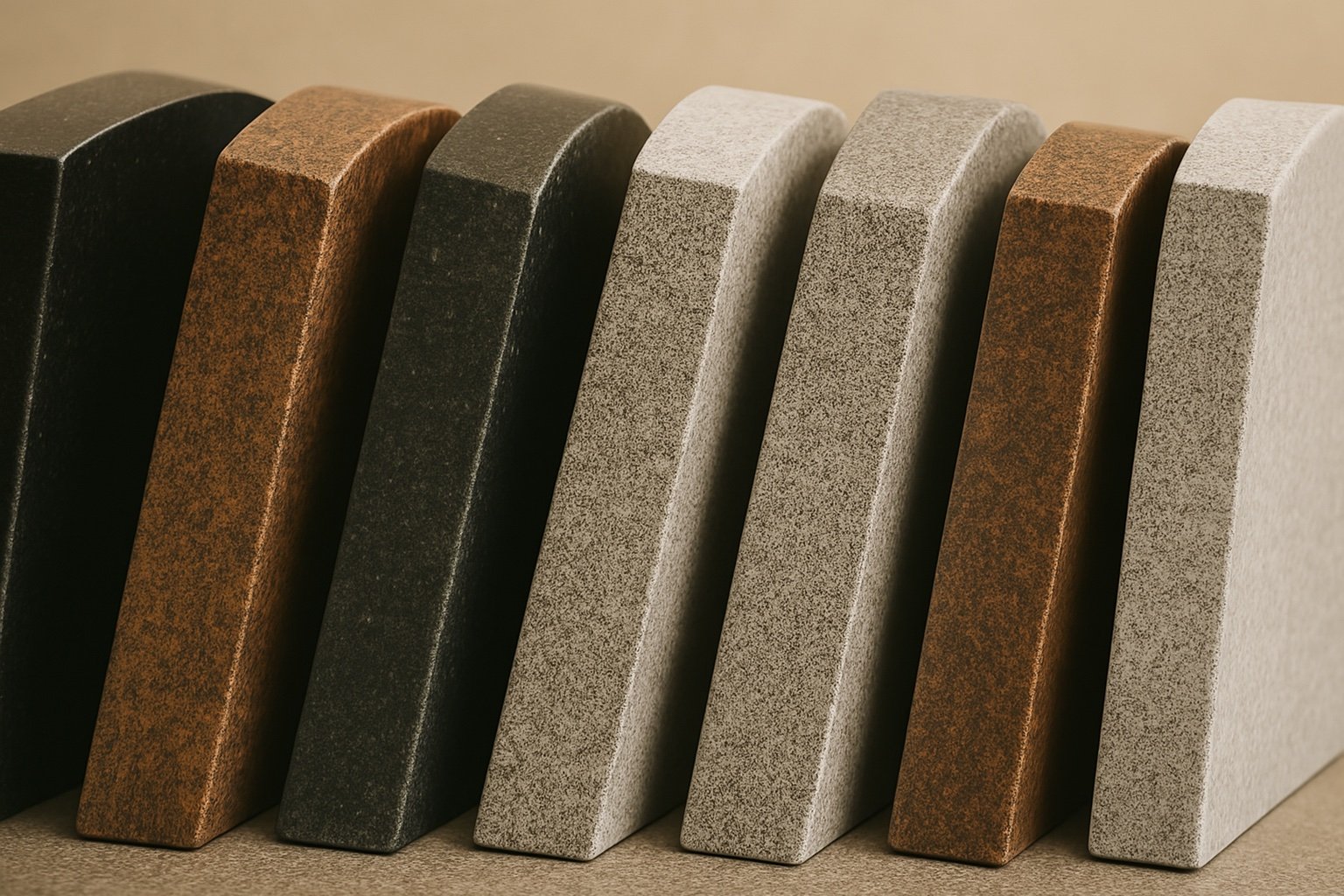 Granite colour swatches